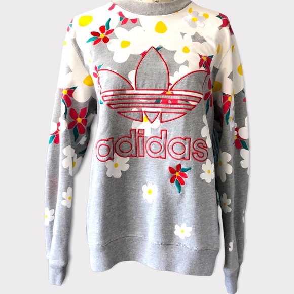 adidas Tops - adidas Floral Daisy Sweatshirt | Medium